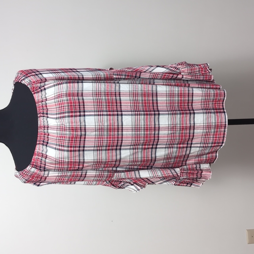 Women's plaid top